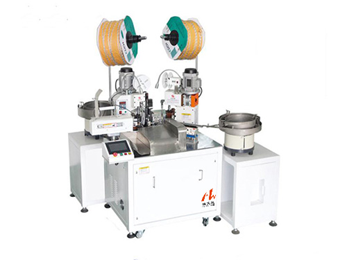 全自動雙頭穿護(hù)套打端子機(jī)